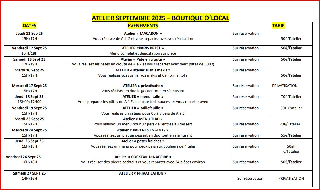SEPTEMBRE